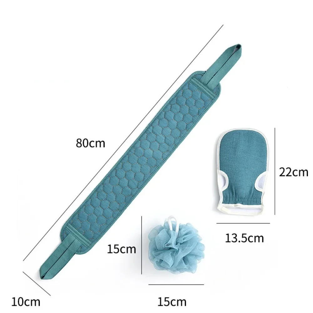 Description Picture 5 of item3pcs/set Body Scrubber Back Massage Exfoliating Sponge Bathroom Bath Brush Scrub Shower Brush Body Wash Scrub Bath Supplies