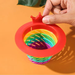 Stopper Kitchen Sink Strainer Drain Cover Bathroom Accessories Shower Drain Cover Hair Catcher Leakage-proof Sink Drain Basket