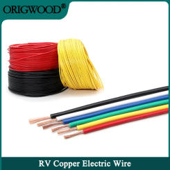 2/5/10m RV Copper Cable Electric Wire PVC Electrical Cable 300/500V Single-Core Multi-Strand Flexible Wire For Car Audio Wires