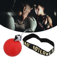 1Pcs MMA Muay Thai Boxing Speed Ball With Head Band Reaction Time Training Trainer Exercise Equipment Accessories