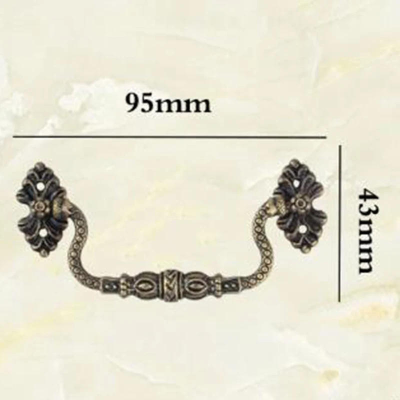 Description Picture 6 of item2pcs Arch Antique Bronze Vintage Cupboard Pulls Drawer Knobs Kitchen Cabinet Handles Furniture Handle Hardware