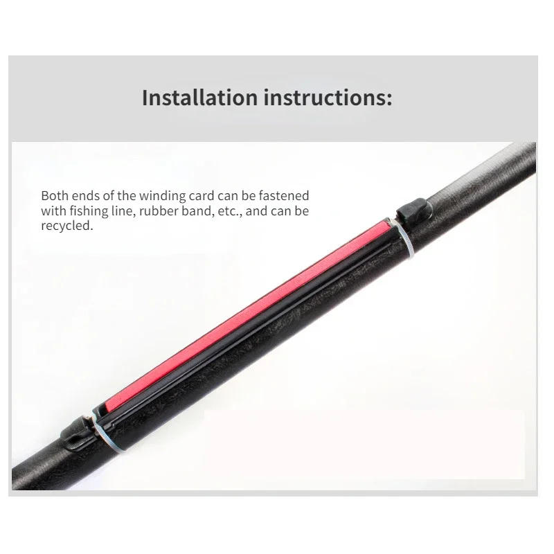 Description Picture 4 of itemFishing Lure Hand Rod Tie Line Board Fishing Line Holder Winding Board Wrap Line Easy To Wrap Line Fishing Gear Accessories