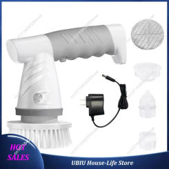 Cordless Electric Cleaning Brush With 5 Replaceable Brushes–Waterproof Portable Bathroom Cleaner-Best Selling