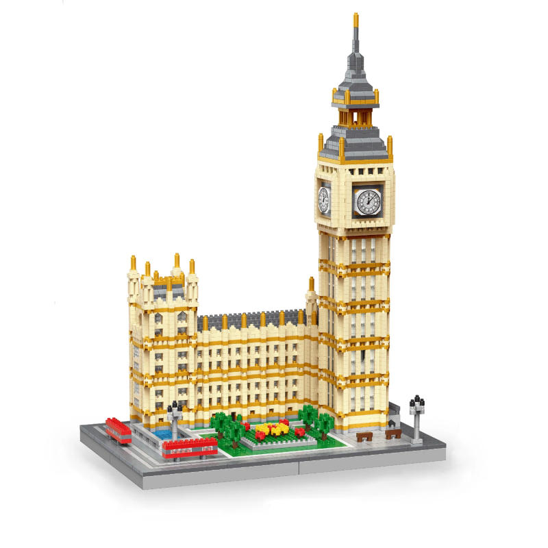 Description Picture 5 of itemBig Ben Micro Mini Building Blocks Crafted Replica, Leisure and Entertainment Toys Construction Bricks Decoration Party Gift