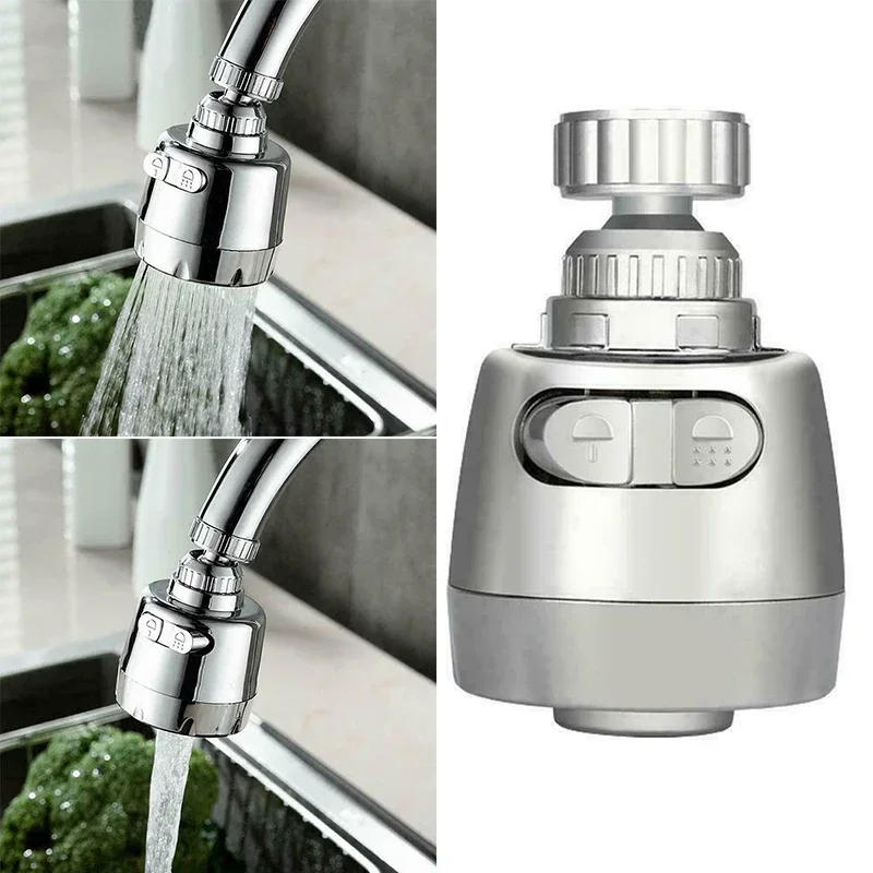 Description Picture 2 of item2Modes Kitchen Water Faucet Aerator Bubbler Water Saving Filter Bathroom Shower Head Filter Nozzle Tap Spray Connector