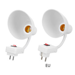 Home Office E27-E27 Adjustable Rotating Flexible Extension Lamp Base Adapter Converter LED Bulb Elongation Holder Socket