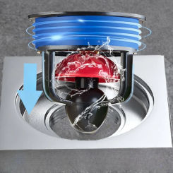 Plug in magnetic levitation insect anti odor floor drain with inner core bathroom sewer anti overflow removal Stinky Blocker