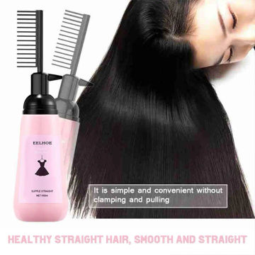 Hair Straightening Cream For Curly Hair Repairs Damage Straight Cream Professional Keratin Protein Straightening Hair Treat X0q3