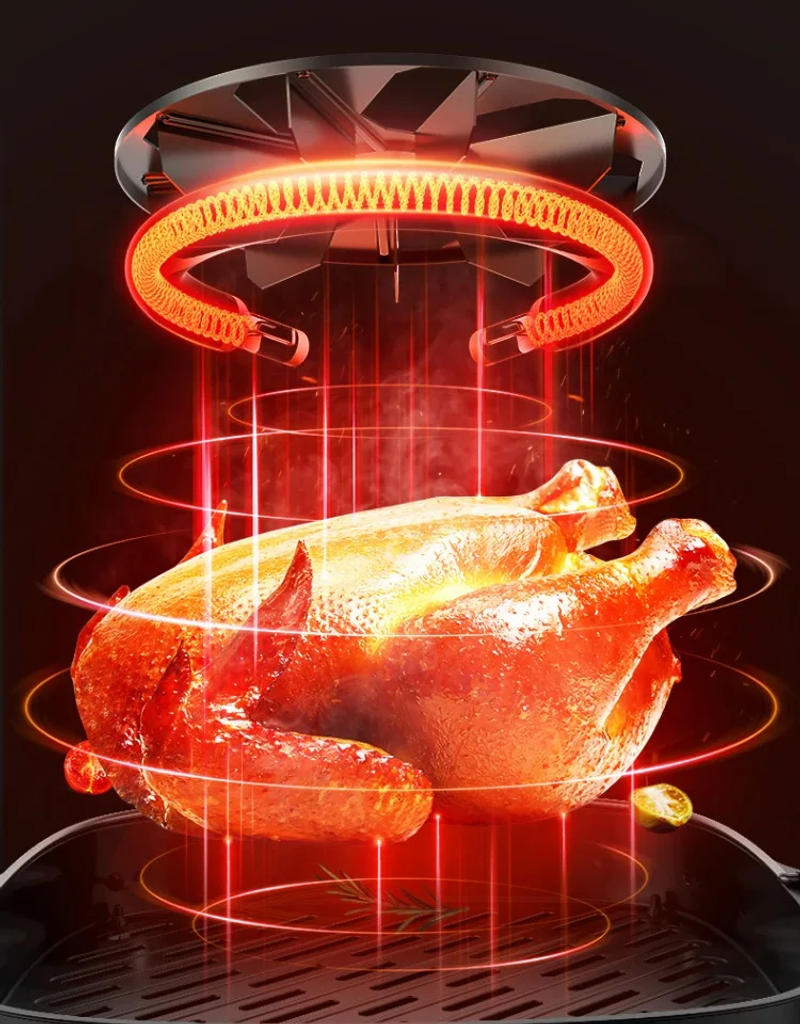 Description Picture 5 of itemMidea air fryer oven Low fat oil free Airfryer 6L Smart Visual Deep fryer Multi functiona Automatic air fryers Home appliances