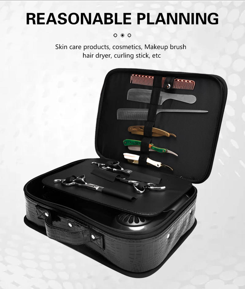 Description Picture 6 of itemBarbershop Hair Cutting Bag Salon Storage Package Large Capacity Cosmetic Bags Barber Tools Professional Styling Accessories