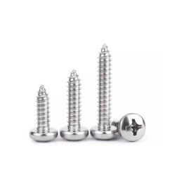 M3M3.5M4 304 Stainless Steel Cross Groove Pan Head Self Tapping Screw