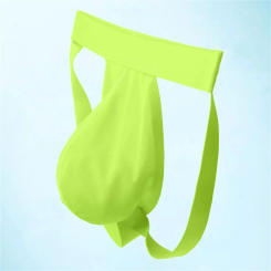 Men's Jockstraps and Thongs Open Buttocks Invisible U Convex G-string Male Quick Drying Ice Silk Seamless Ultra-thin Underwear