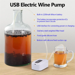 B82B-Rechargeable USB Electric Auto Siphon Pump Electric Auto Siphon Pump For Home Brew, Wine, Beer, Beverages