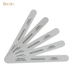 10pcs/lot Sandpaper Nail File for gel nails 180/240 Professional Manicure Buffer Pedicure Double-sided set de limas Nail Tools