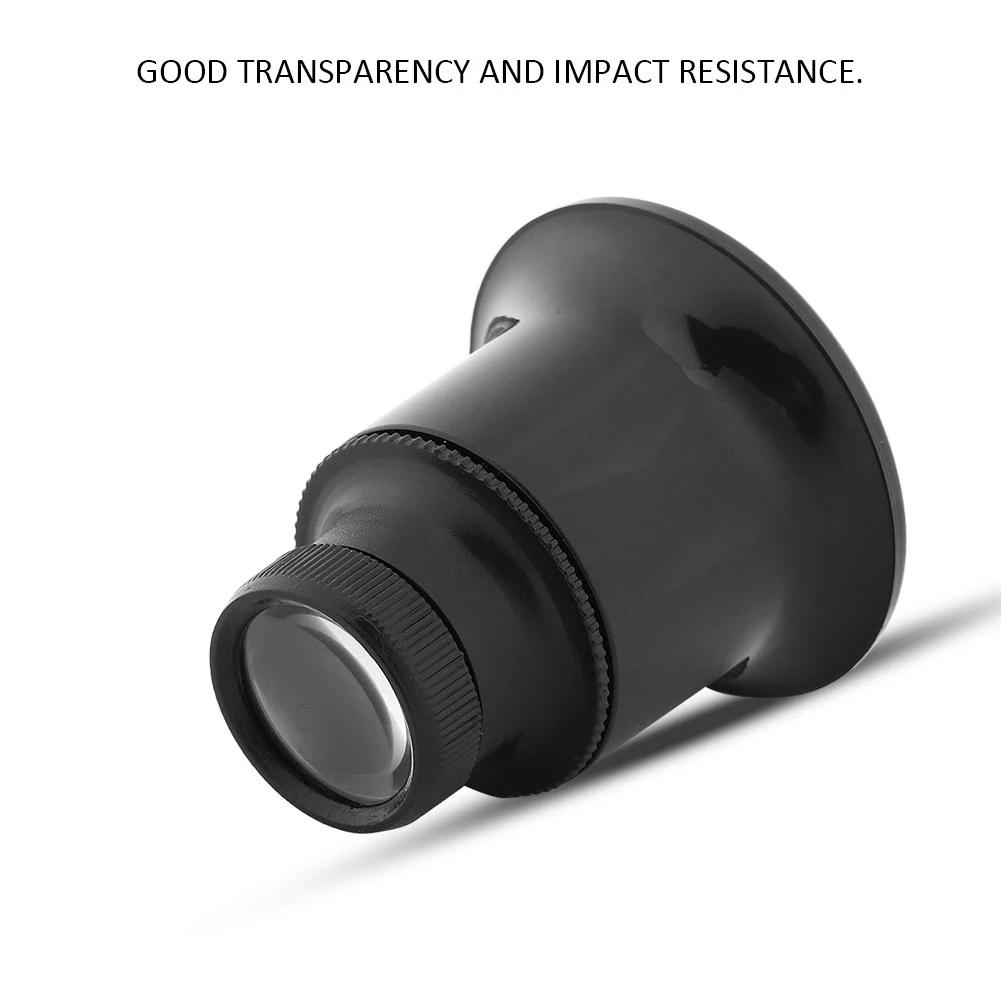Description Picture 3 of item4pcs/set Monocular Magnifying Glass Watch Repair Eye Loupe Magnifiers 5X 10X 15X 20X Lens Jewelry Loupe  Watchmaker Tool Kits