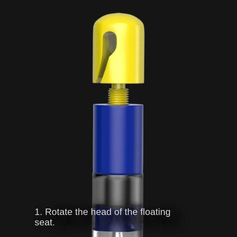 Description Picture 4 of item1 Box Quick Replacement Fish Float Rest Fishing Gear Block Detachable Rotation Fish Float Seat Anti Knot Extra Grade Fish Line