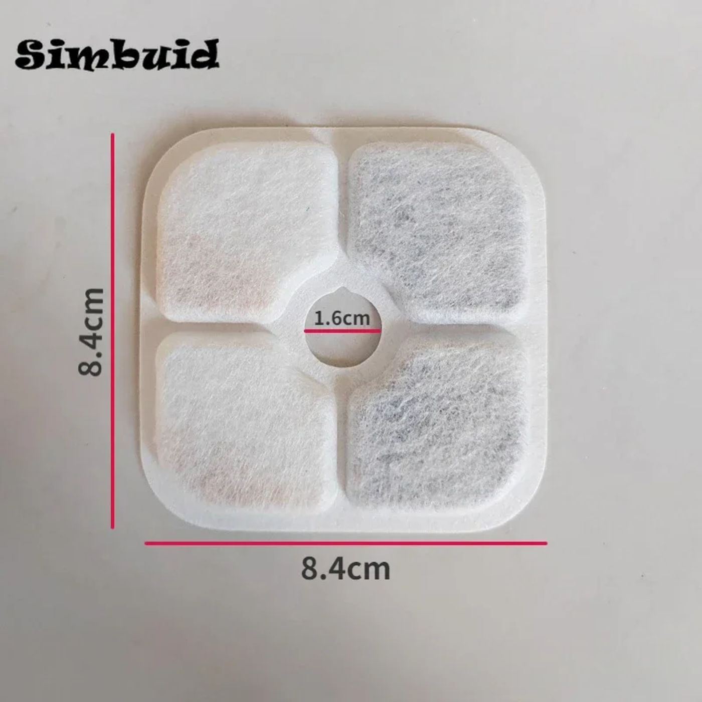 Description Picture 3 of item6/12pcs Replacement Activated Carbon Filter For Cat Water Drinking Fountain Replaced Filters for Pet Dog PIXI Water Dispenser