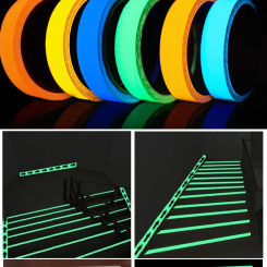 2 Inches Night Luminous Self-Adhesive Tape, Fluorescent, Glow in the Dark, Green Sticker, Safety Security, Decorative Sticker