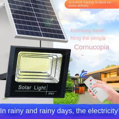 50-400W Solar Flood Lights Remote control Solar Powered Spotlight Outdoor Waterproof IP67 Villa Street Lighting Adjustable angle