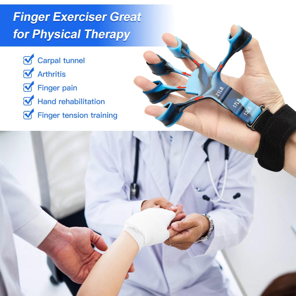 Description Picture 2 of itemTraining & Exercise 6 Resistance Hand Expander Finger Grip Sport Gym Training Accessories Trainning & Exercise Gripster Fitness