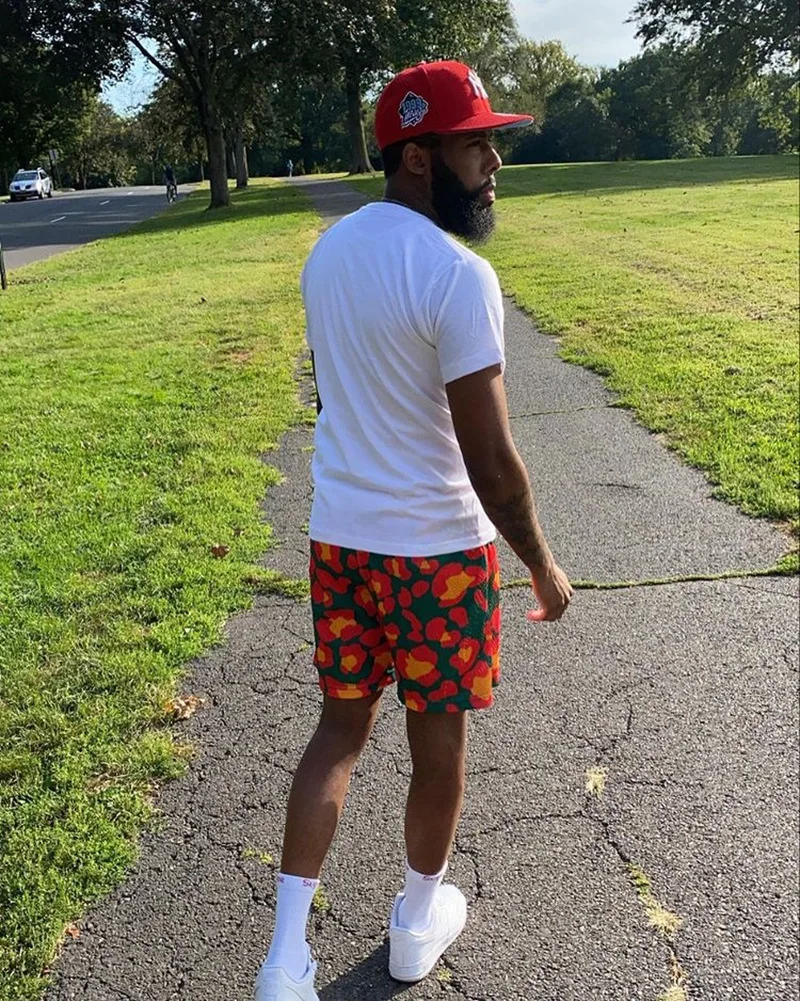 Description Picture 6 of itemNew Eric Emanuel EE Basic Men's  Shorts Fitness Shorts Beach Pants Sports Breathable Men's shorts Fashion Mesh Shorts Men