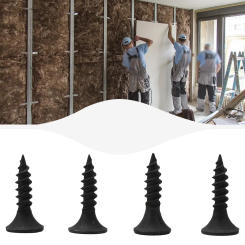 Anti-violence Door Bolt Door Chain Lock New Safety Black Wardrobe Free Punching Garden Gate Hardware Home Latch