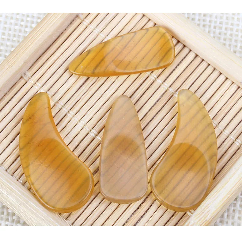Description Picture 6 of item8pcs Ox Horn Guzheng Finger Picks Guzheng Nail Covers Practical Musical Instrument Picks String Instrument Accessories