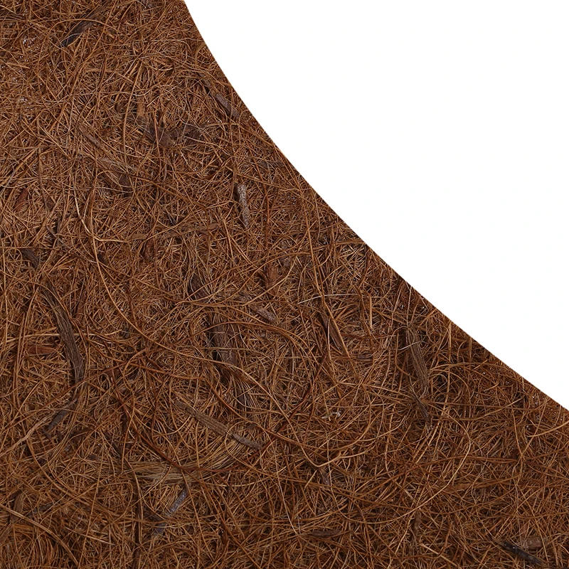 Description Picture 2 of item4 Sizes Coconut Palm Fiber Liner Bulk Roll Mat Carpet Flower Basket Flowerpot Wall Basket Pet Reptile Carpet