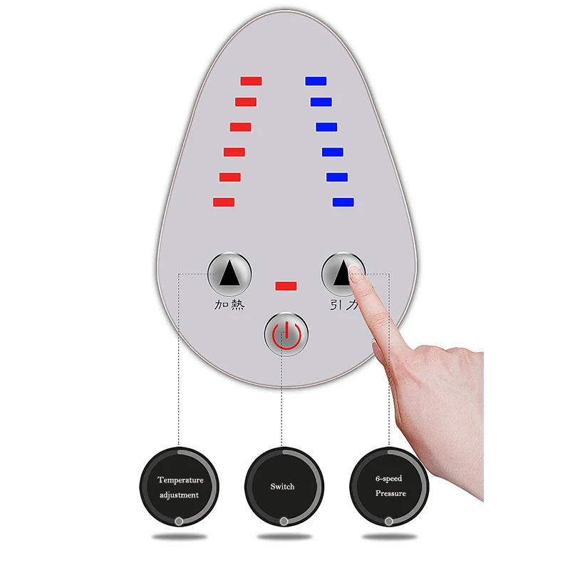 Description Picture 4 of itemElectric Suction Cup Vacuum Massager Body Profissional Cupping Therapy Set EMS Anti Celulite Fat Burning Guasha Tools Heating