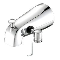 Tub Spout With Diverter, Bathtub Faucet With Shower Diverter And Hex Wrench Fits 1/2 Inch Copper Tube, 5.3 Inch