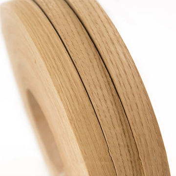 50Meters/roller  Width:20mm Thickness:0.5mm Natural Solid Wood White Oak Edge Banding Wood Veneer Sheets