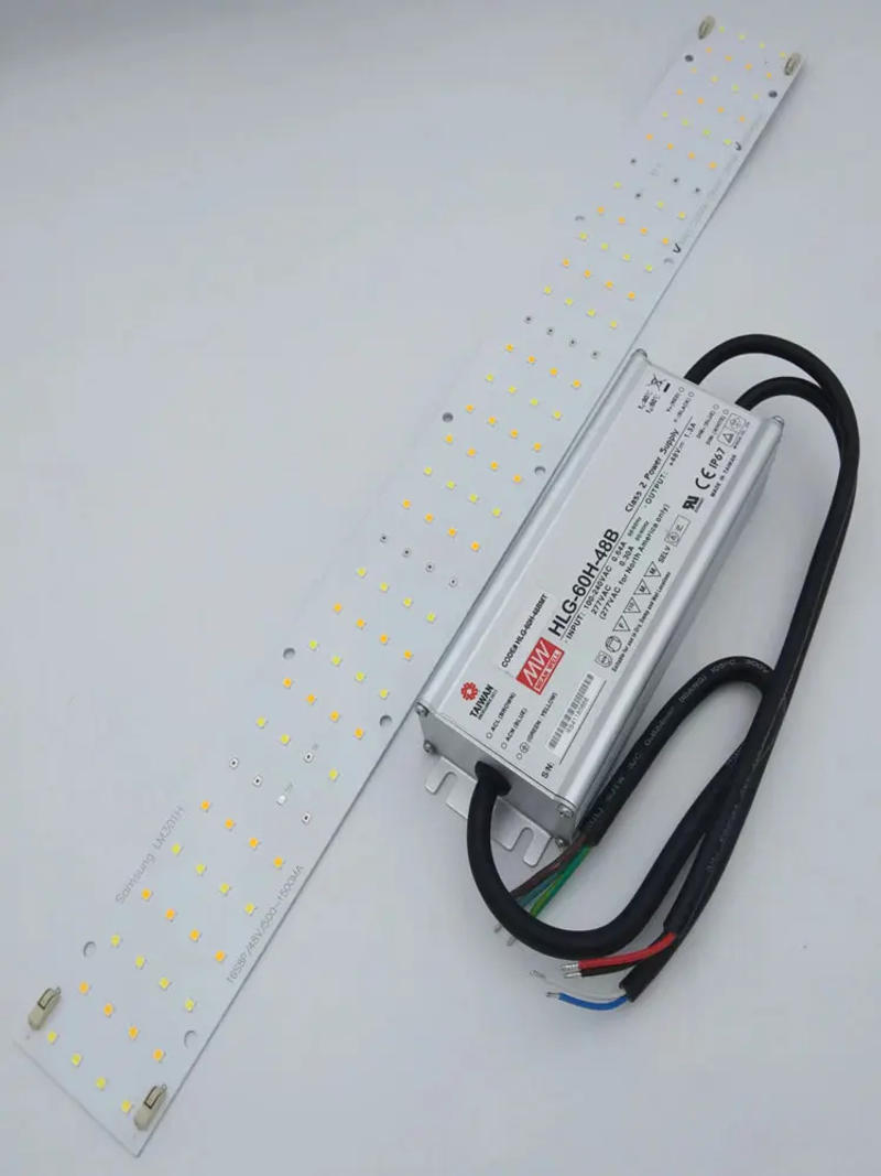 Description Picture 3 of itemLM301H Quantum Bar Samsung Led QB128 60W Kit Growing Light Plate 48V 1.3A Full Spectrum Phytolamp for Plants 660 UV IR Indoor