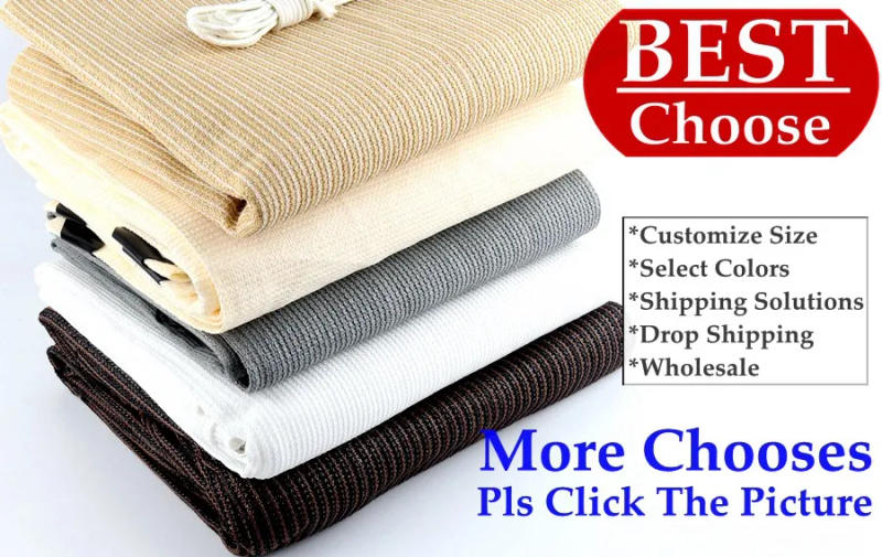 Description Picture 3 of item40~90% Black HDPE Anti-UV Sun Shade Net Gazebo Shelter Outdoor Pergola Canopy Sun Cover Agriculture Greenhouse Sunshade Net