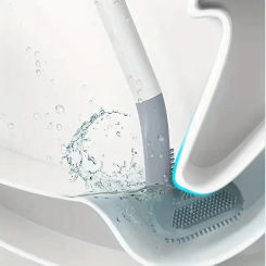 4 Colors New Golf Toilet Brush Soft Long Handle No Dead Angle Toilet Cleaning Brush Modern Hygienic Bathroom Accessor
