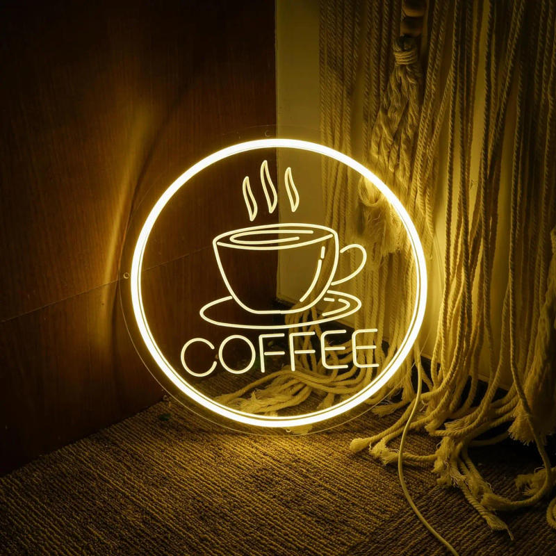 Description Picture 2 of itemCoffee Neon Sign For Wall LED Neon Light Art Warm White Neon Night Light For BBQ Shop Restaurant Beer Pub Coffee Shop