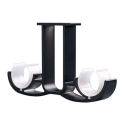 Holder Side Top Mounted Home Decor Window Double Curtain Rod Brackets Hardware Holder Shower Curtain Pole Bracket