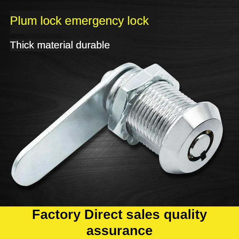 Description Picture 3 of itemZinc Alloy Lock Universal Size Key Vending Machine Cylinder Lock Tubular Key Industrial Cabinet Anti-pry Lock Core With 3 Keys