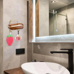 Wall Mount Soap Dish Adhesive Soap Box Easy Drainage Soap Tray Sponge Rack For Bathtub Kitchen Sink Bathroom Accessories