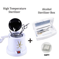 High Temperature Disinfection Box For Nails Tools Sterilizer With Glass Ball Disinfecting Metal Tools Sterlizer Alcohol Steriliz