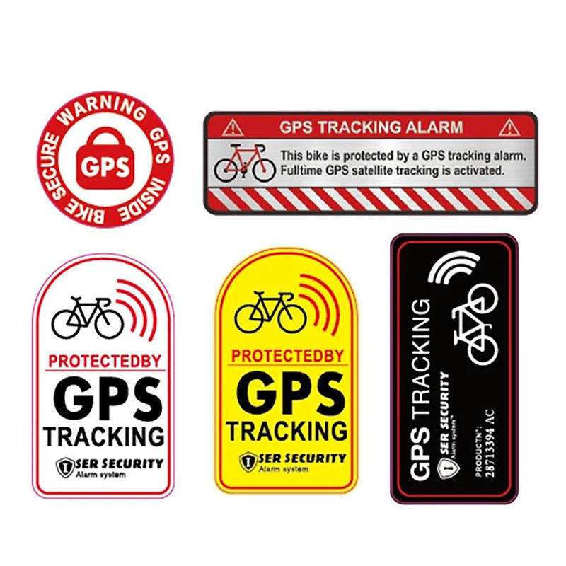 Description Picture 2 of itemGps Tracking Alarm Sticker Reflective Bicycle Warning Sticker Anti-Theft Decal For Motorcycle Scooter Car Warning Wholesale