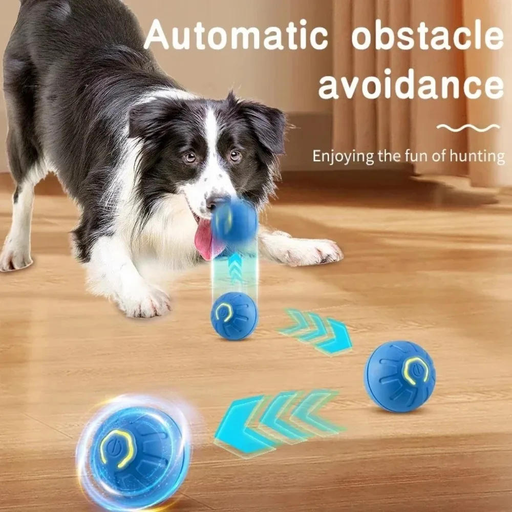 Description Picture 3 of itemSmart Dog Toy Ball Electronic Interactive Pet Toy Moving Ball USB Automatic Moving Bouncing for Puppy Birthday Gift Cat Products