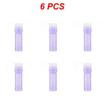 1~10PCS 120ml Hair Dye Refillable Bottle Applicator Comb Multicolor Plastic Dispensing Salon Oil Hair Coloring Hairdressing