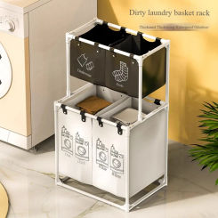 Foldable Laundry Basket Dirty Clothes Hamper For Home Organization Bathroom Accessories Folding Basket Dirty Clothes Storage Bag