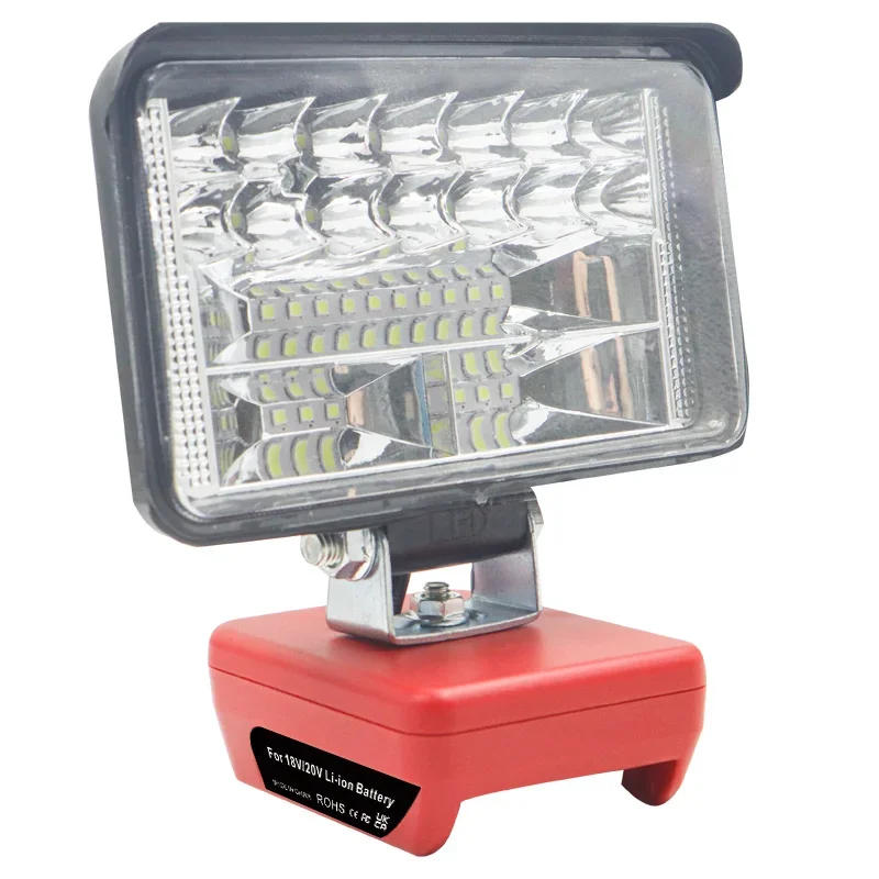 Description Picture 5 of itemCar LED Working Lights Lamp Flashlights Electric Torch Spotlight USB Power Bank For Milwaukee 18V Li-ion Battery High Low Beam