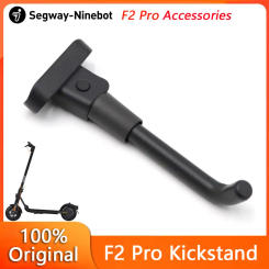 Original Kickstand for Ninebot by Segway F2 Pro Electric Scooter Aluminium Alloy Fold Foot Support Length 145mm Skateboard Parts