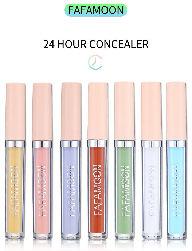 Description Picture 2 of itemLiquid Concealer Face Contour Dark Circle Cover Makeup Face Foundation Concealer Correcting Skin Color Women Beauty Maquiagem