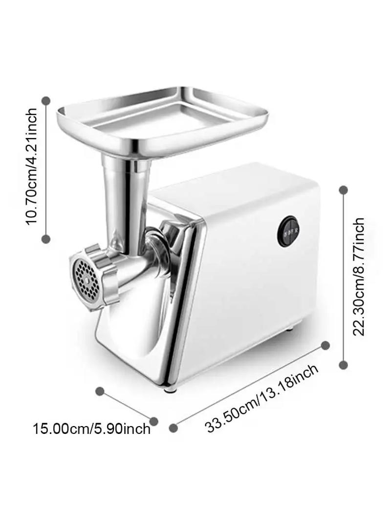 Description Picture 6 of itemMeat Grinder, Sausage Stuffer, Electric Meat Mincer Sausage Stuffer Maker Heavy Duty Mincer for Home Kitchen & Commercial Using