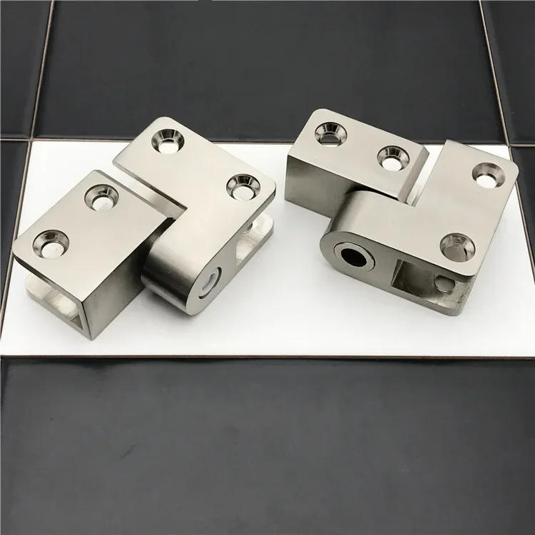 Description Picture 4 of itemThickened 304 Stainless Steel Automatic Closing Door Elevating Hinge for Public Restroom Partition 1Set Upper and lower hinges