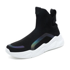 High-top Sock Sneakers Men Trendy Hip-hop Sports Shoes Women Mesh Breathable Jogging Shoes Oversize Walking Shoes Male Footwear