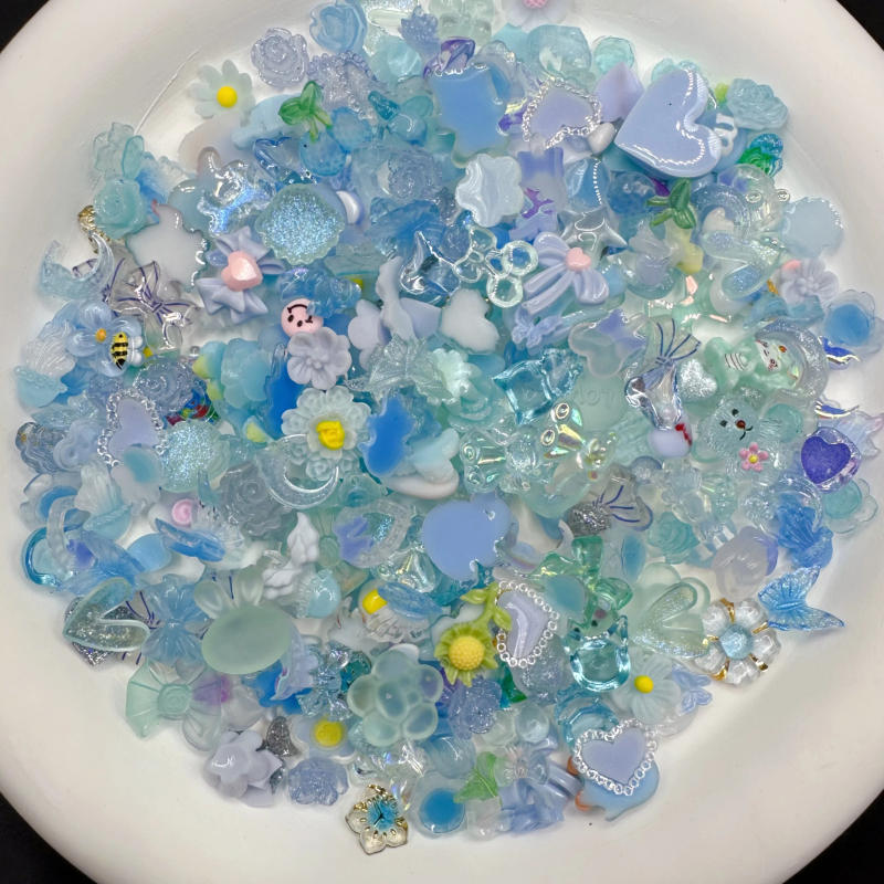 Description Picture 4 of item50PCS Mixed Kawaii Nail Charms Bow 3D Bulk Cartoon Resin Rhinestones For Nail Decorations DIY 3D Korean Manicure Design Supplies